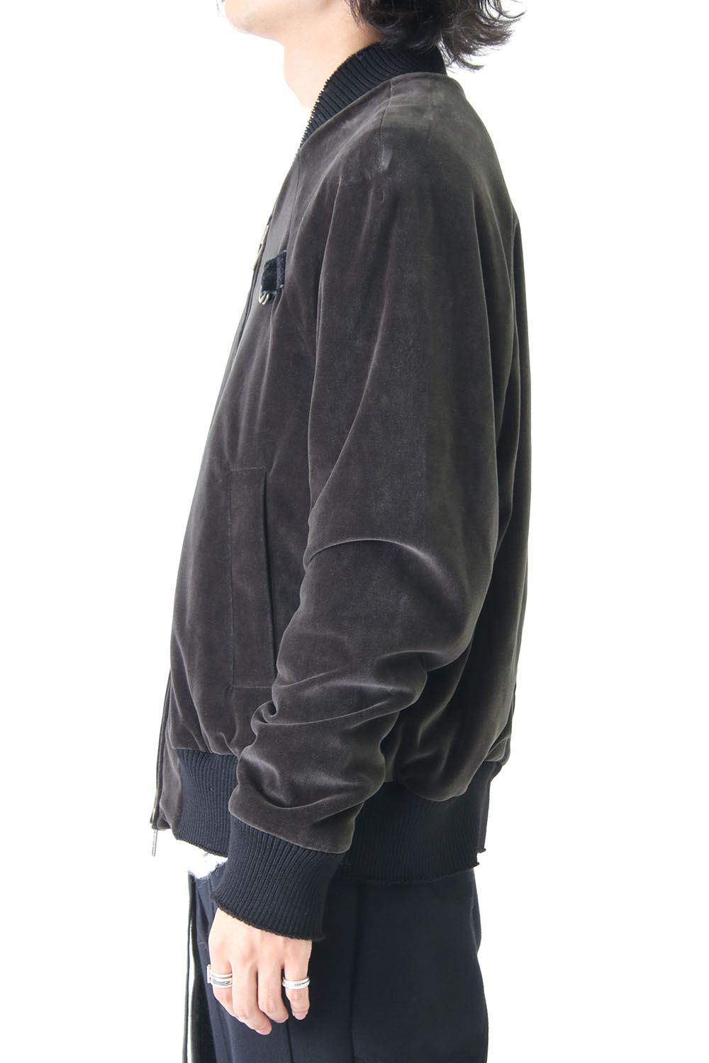 Mute Print Strap Bomber - No Print