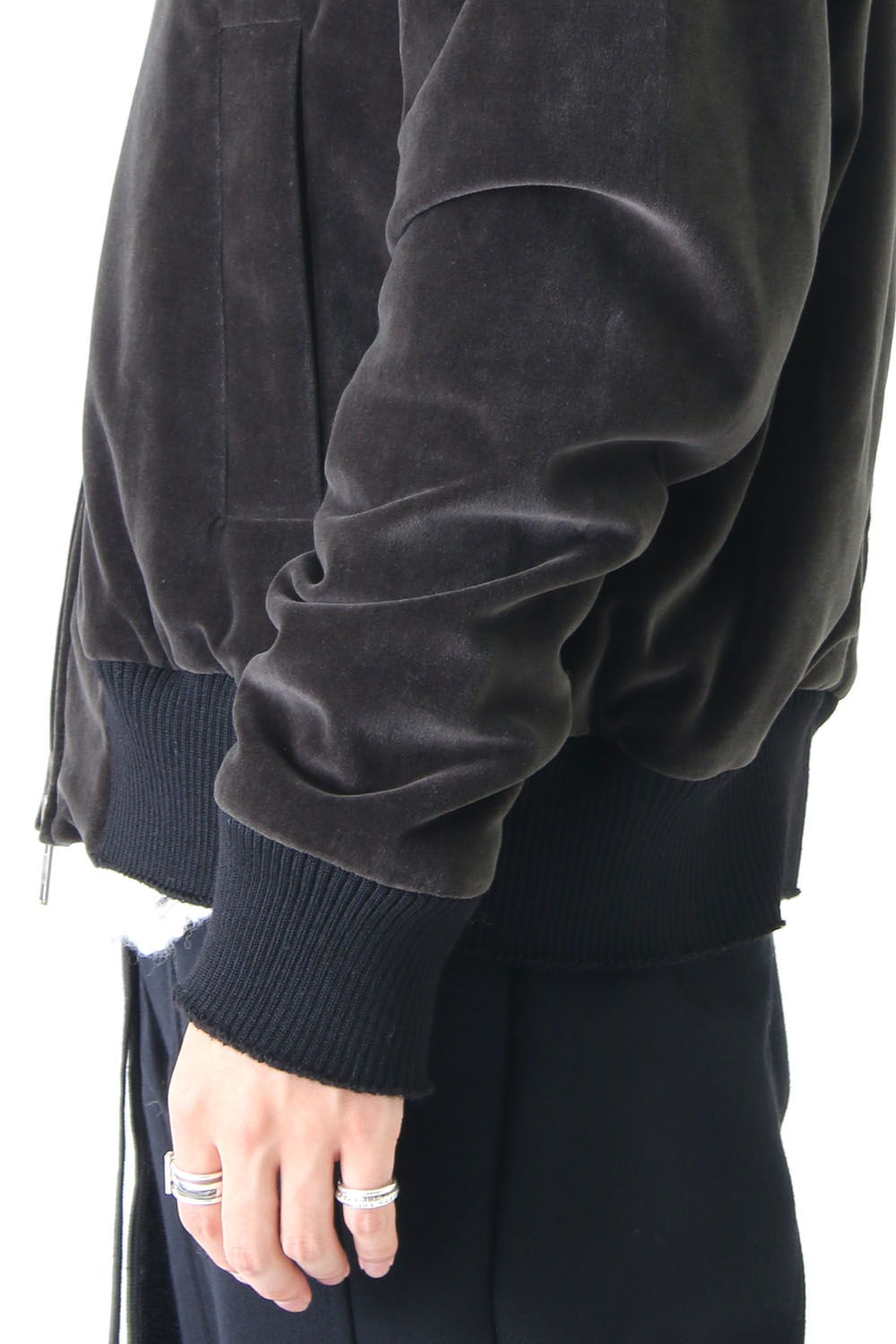 Mute Print Strap Bomber - No Print