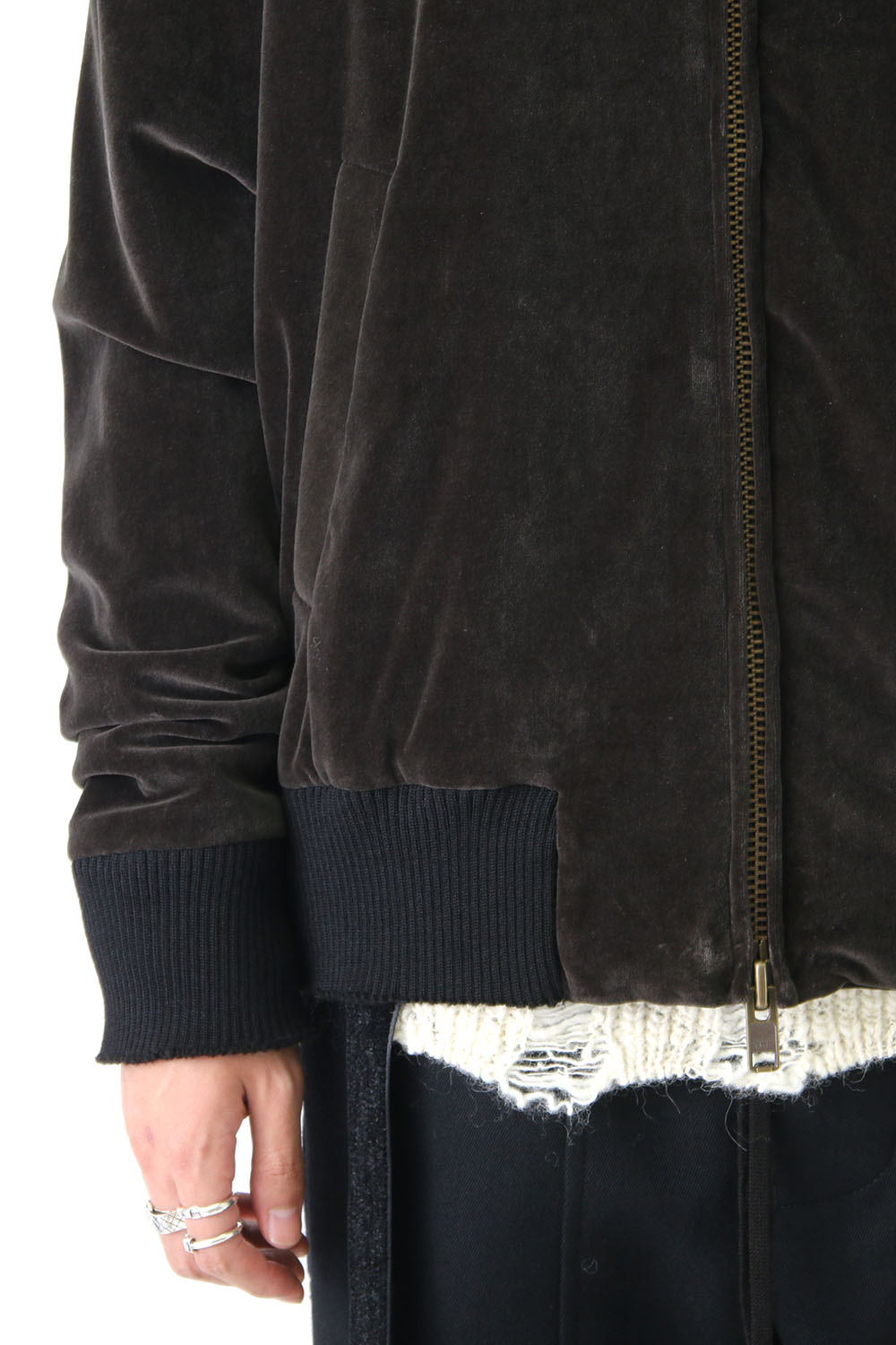 Mute Print Strap Bomber - No Print