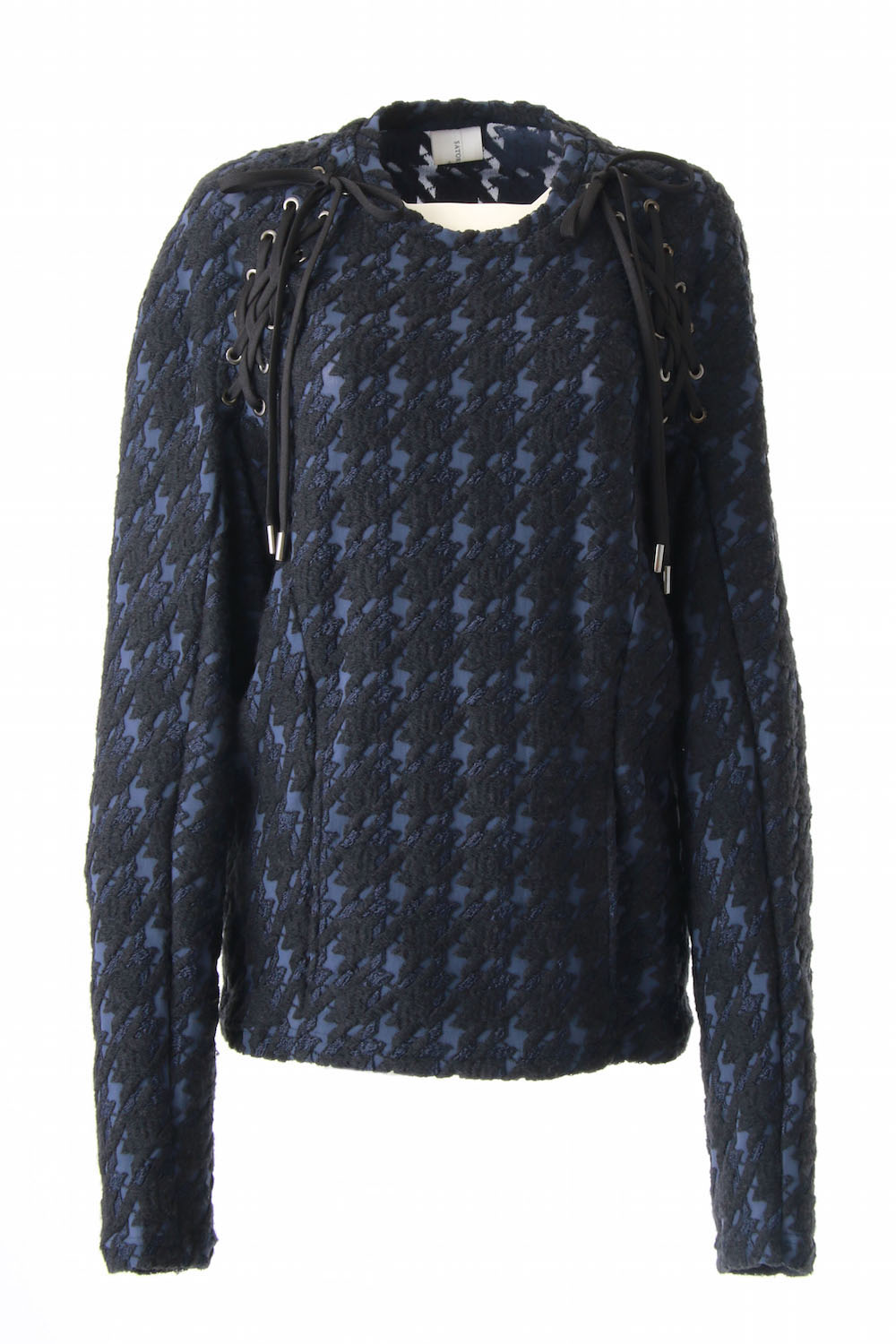 HOUNDSTOOTH BOMB PULLOVER - SATOKO OZAWA