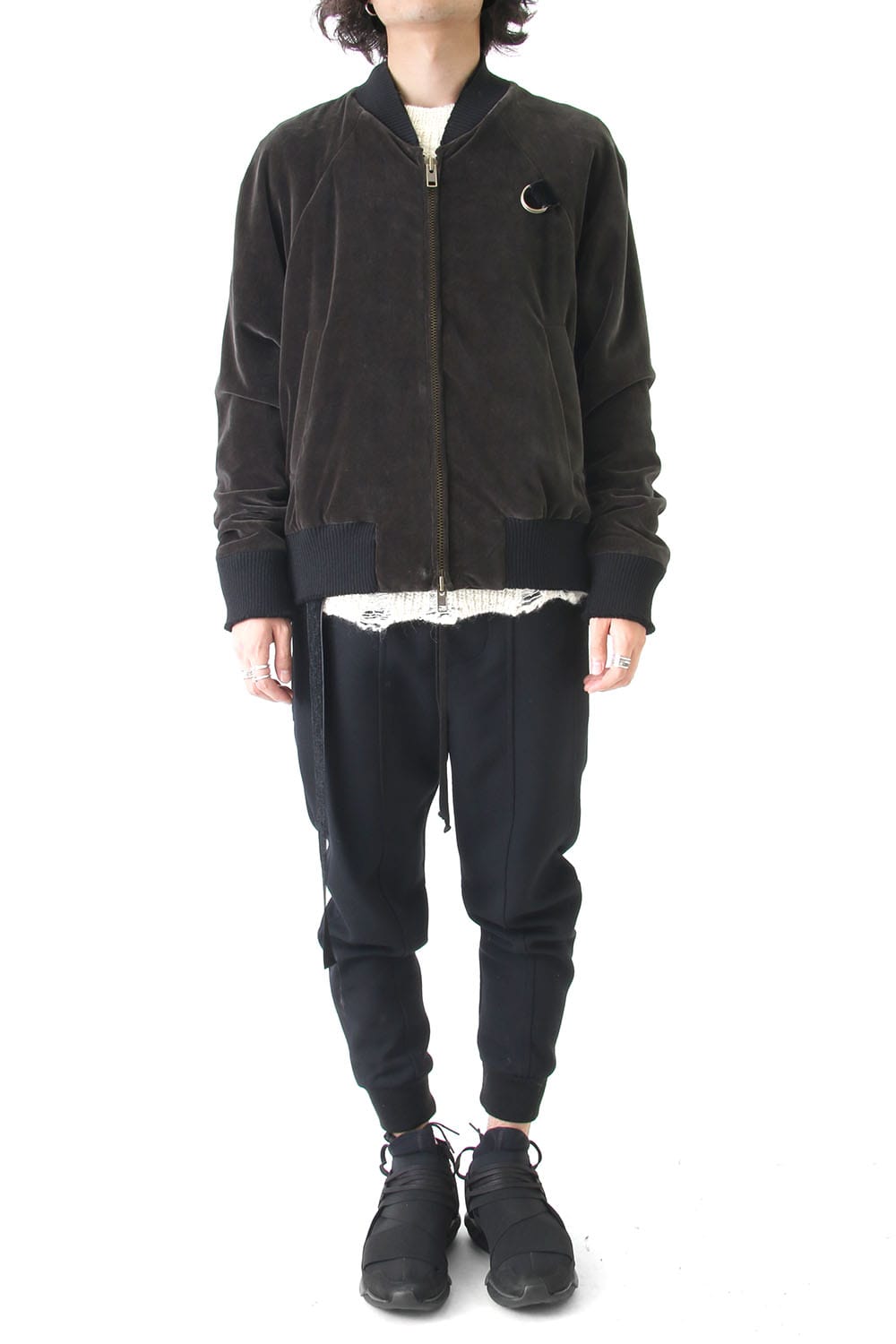 Mute Print Strap Bomber - No Print