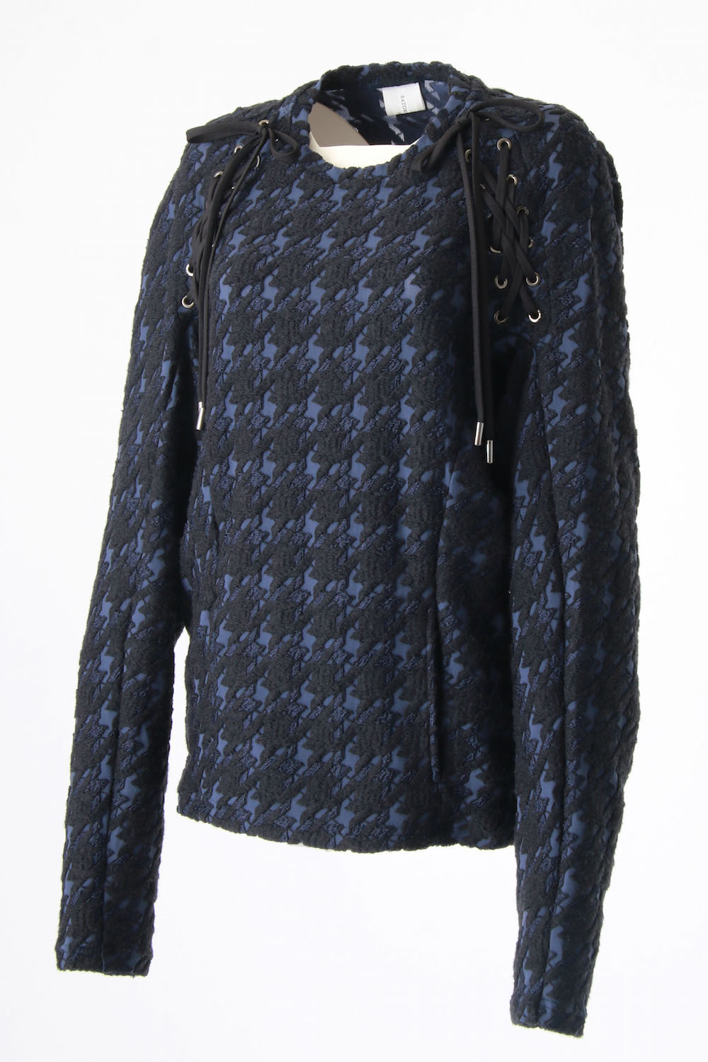 HOUNDSTOOTH BOMB PULLOVER - SATOKO OZAWA