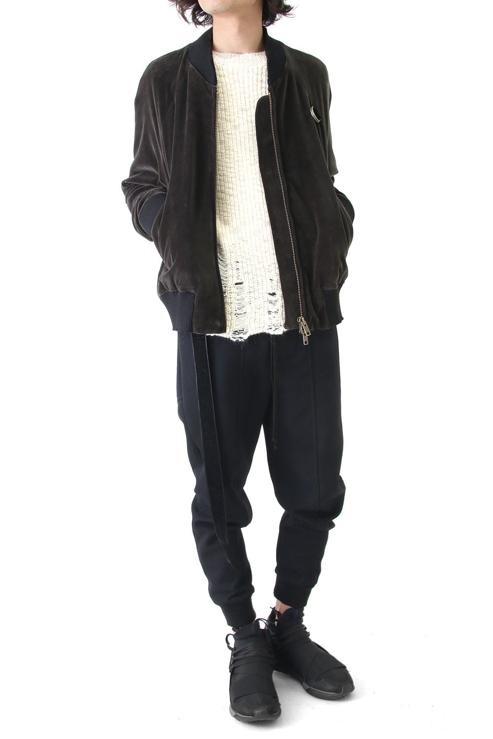 Mute Print Strap Bomber - No Print