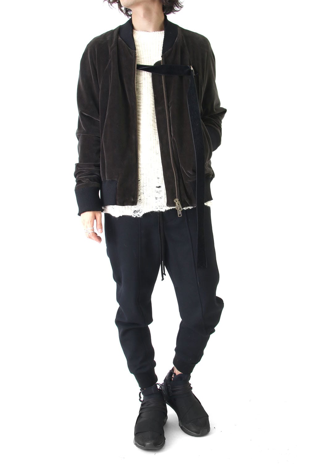 Mute Print Strap Bomber - No Print