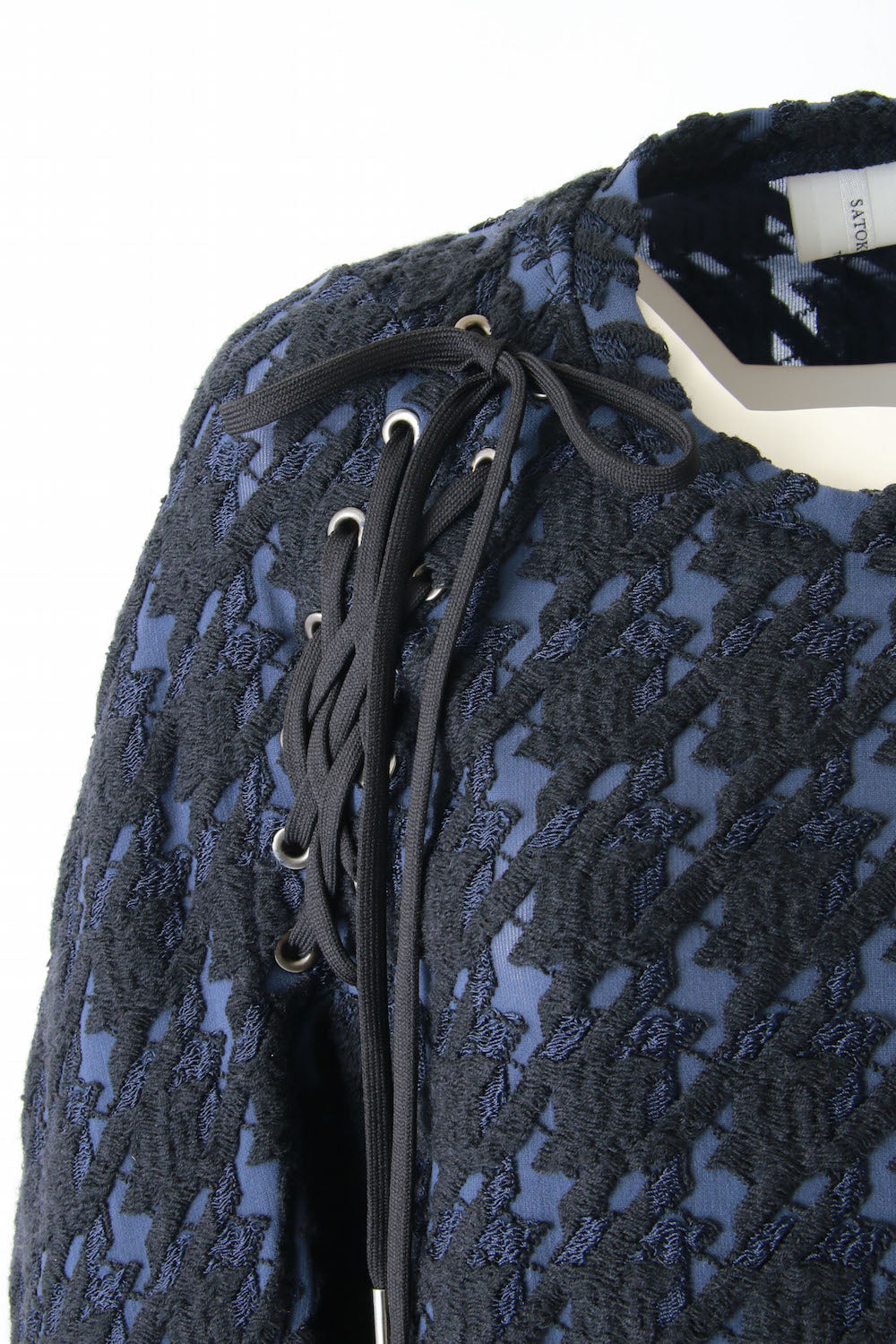 HOUNDSTOOTH BOMB PULLOVER - SATOKO OZAWA