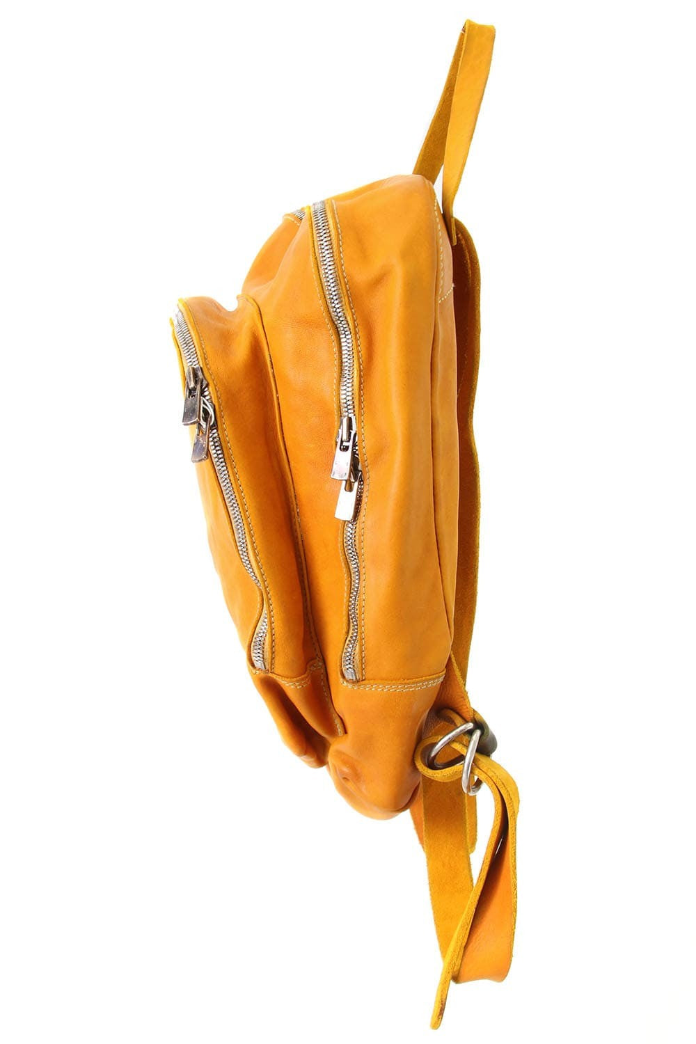 Soft Horse Leather Back Pack - DBP05 - YELLOW