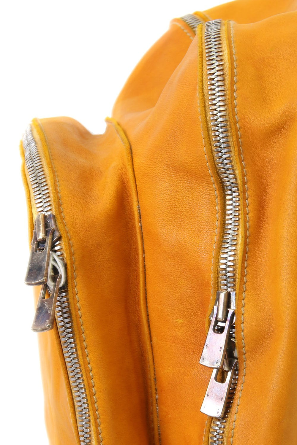 Soft Horse Leather Back Pack - DBP05 - YELLOW