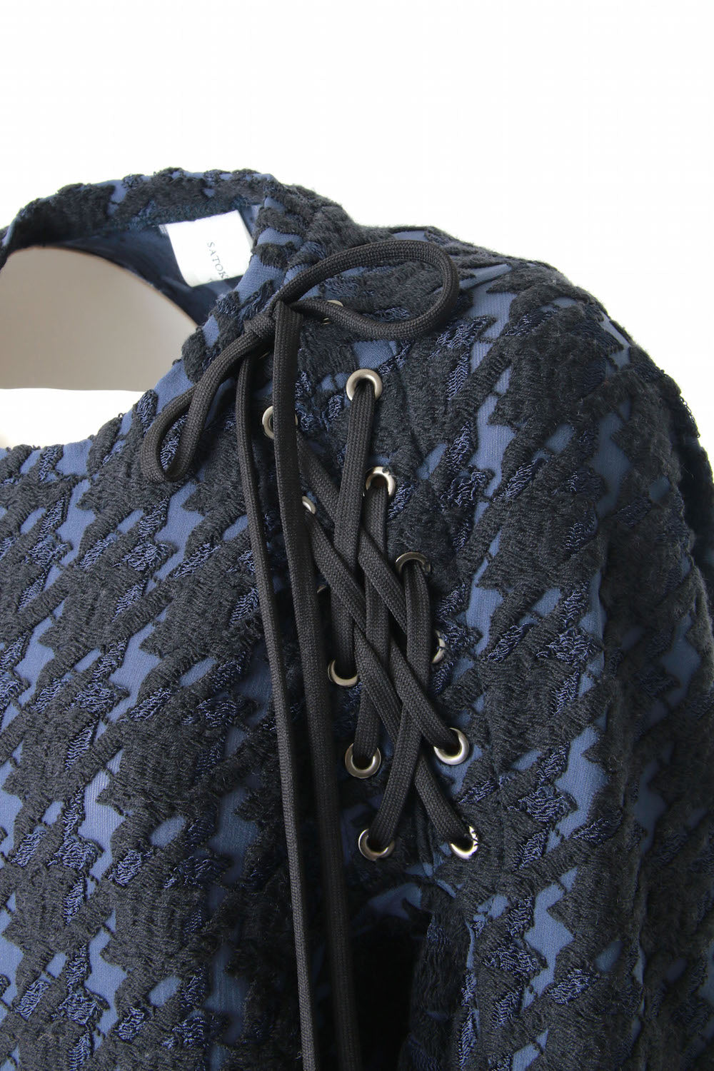 HOUNDSTOOTH BOMB PULLOVER - SATOKO OZAWA