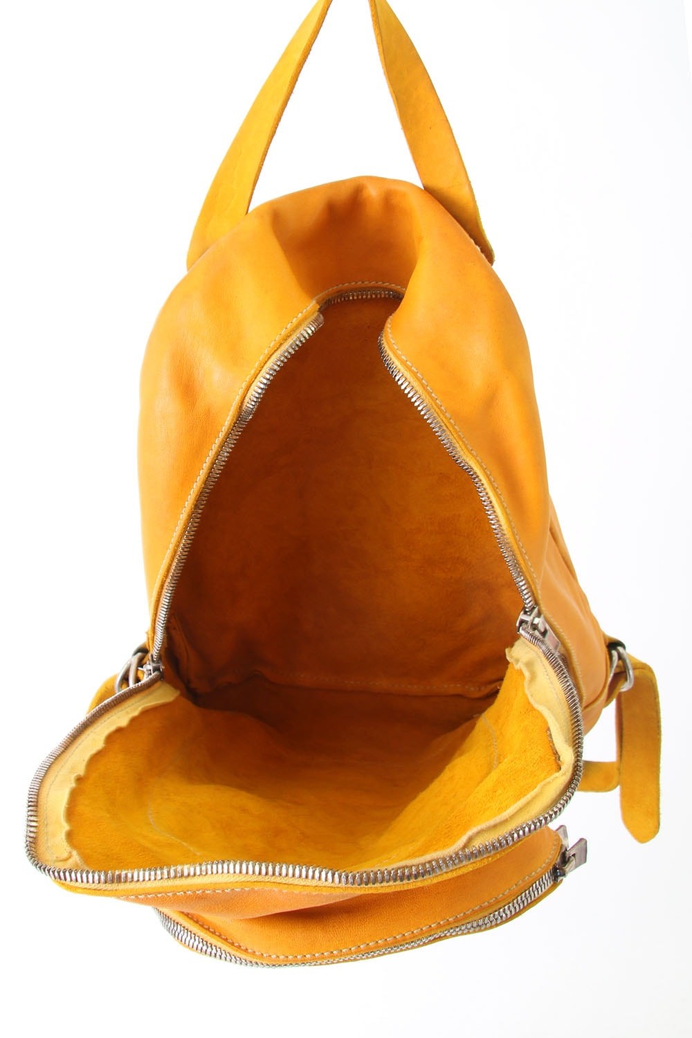 Soft Horse Leather Back Pack - DBP05 - YELLOW