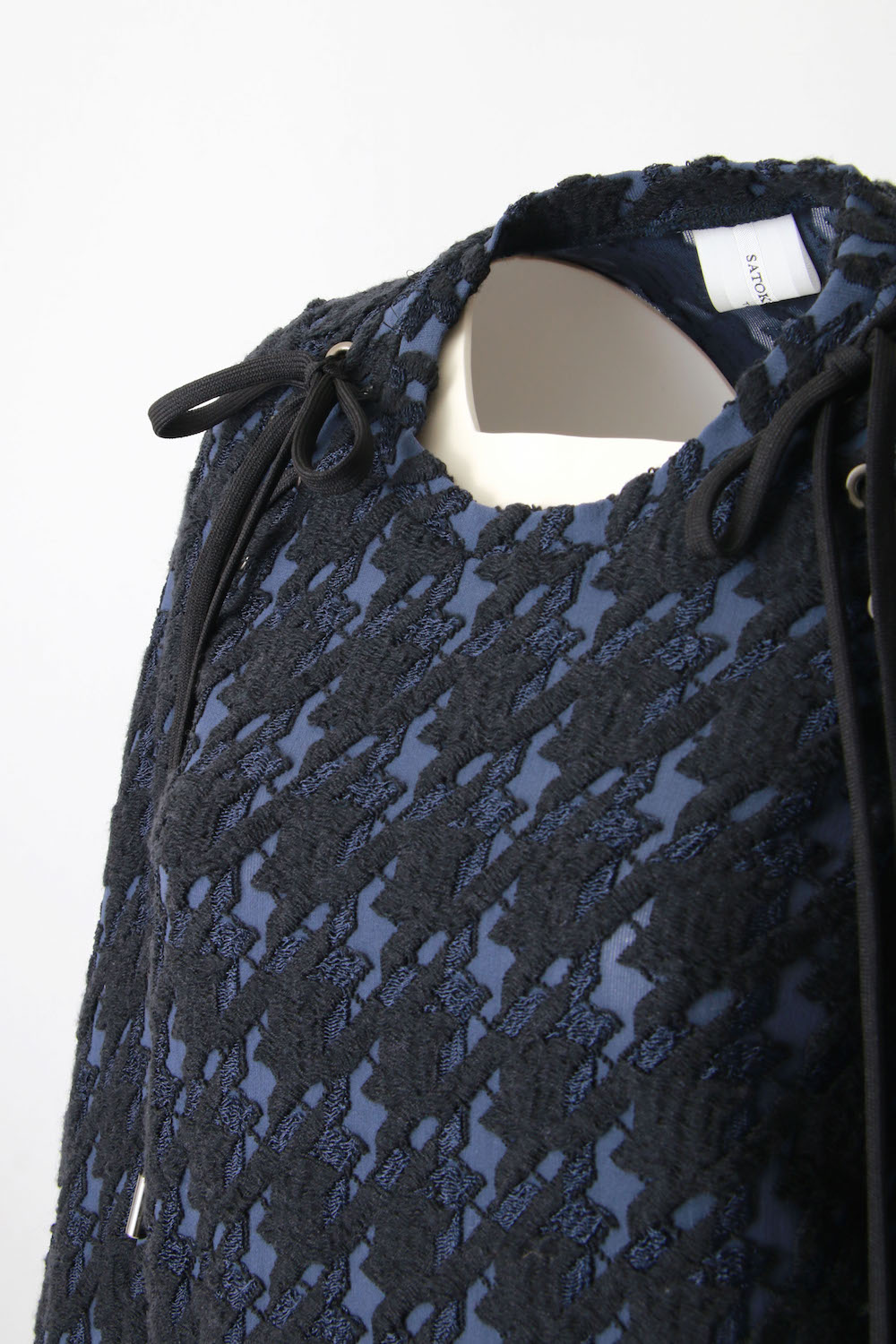 HOUNDSTOOTH BOMB PULLOVER - SATOKO OZAWA