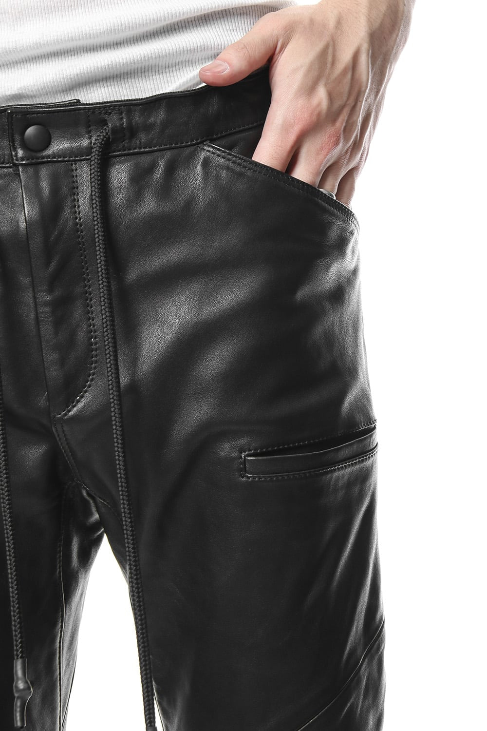 Slim Easy leather Pants RB-030