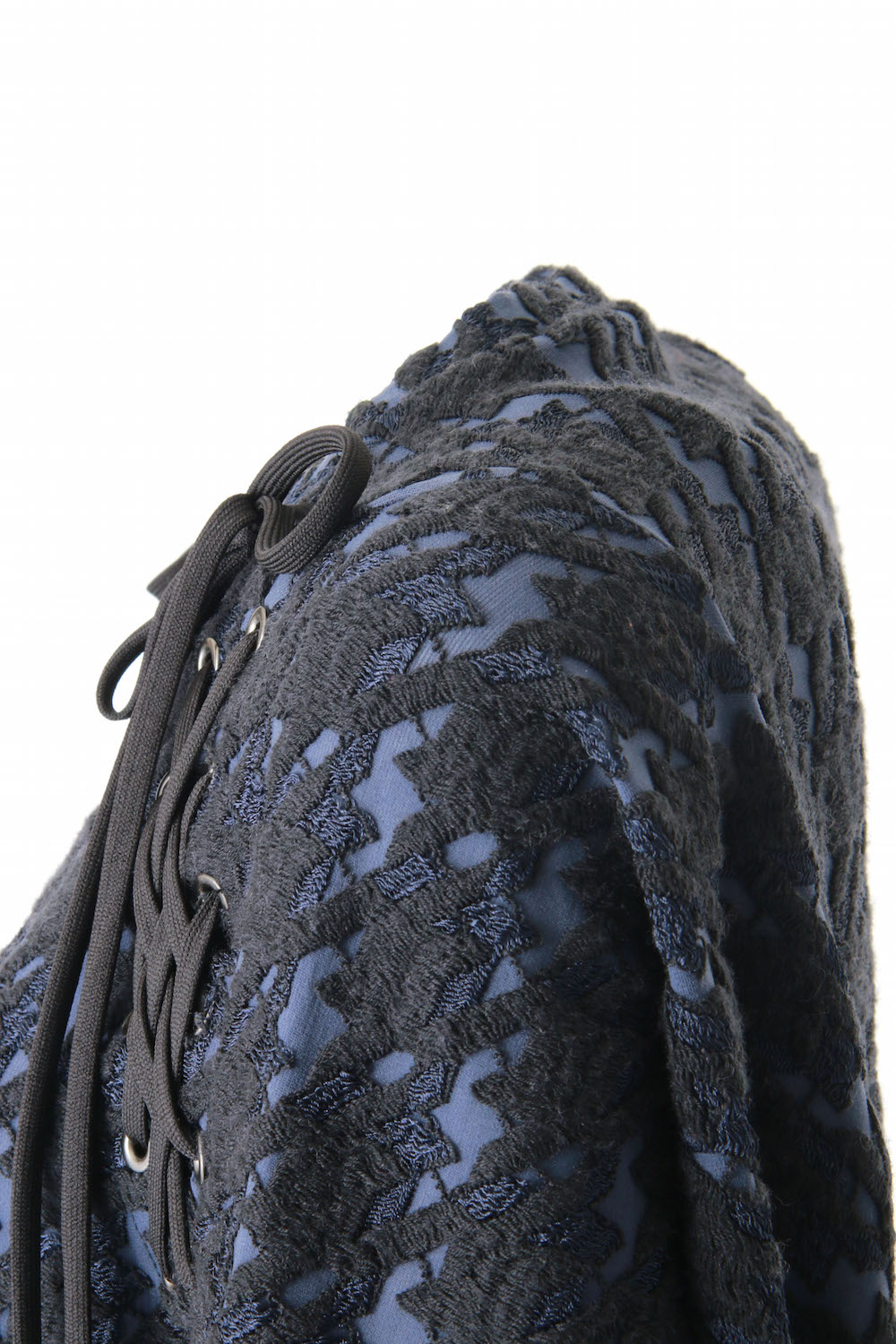 HOUNDSTOOTH BOMB PULLOVER - SATOKO OZAWA