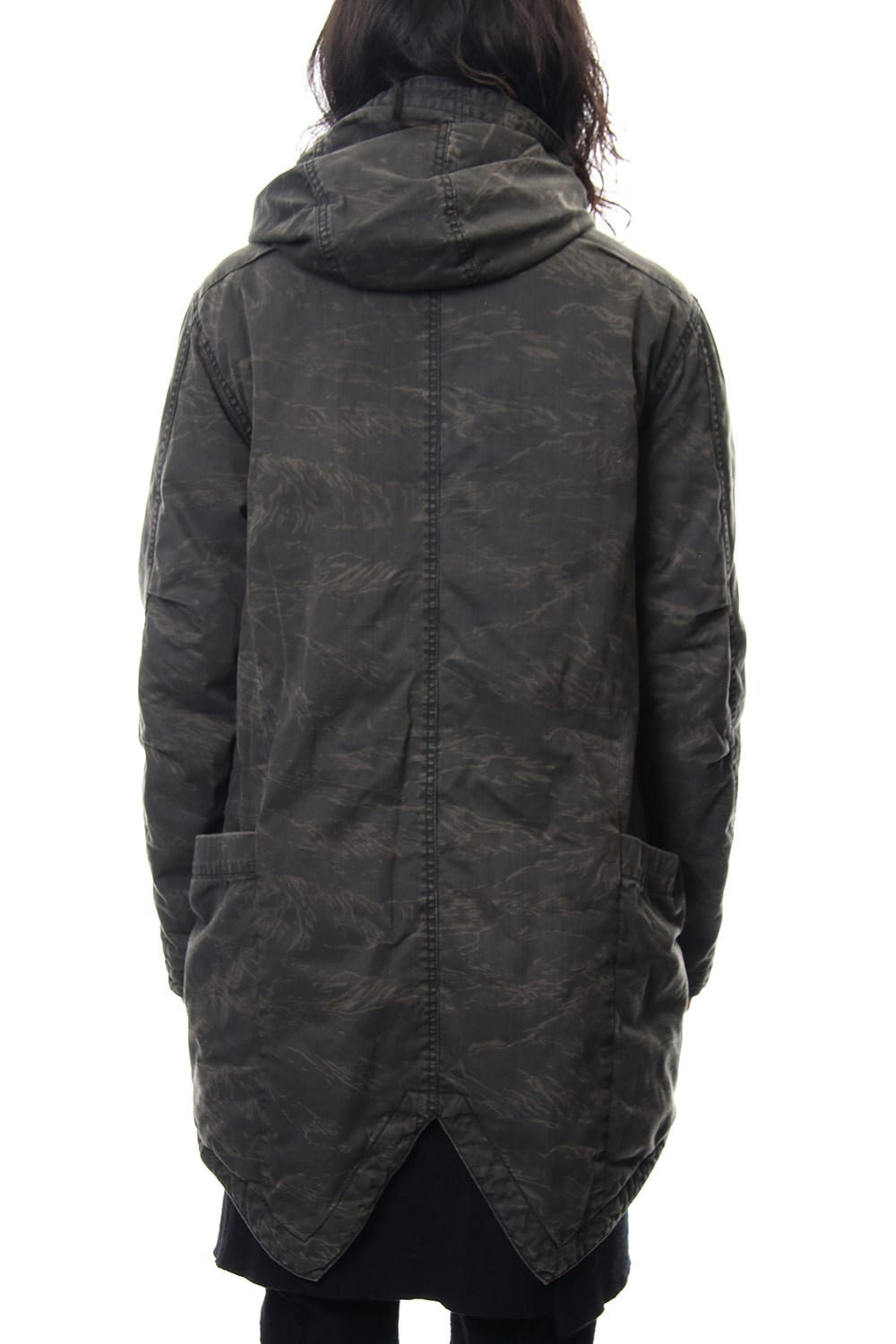 Slab Twill Tiger Camo Over Dye Mods Coat RBE-002