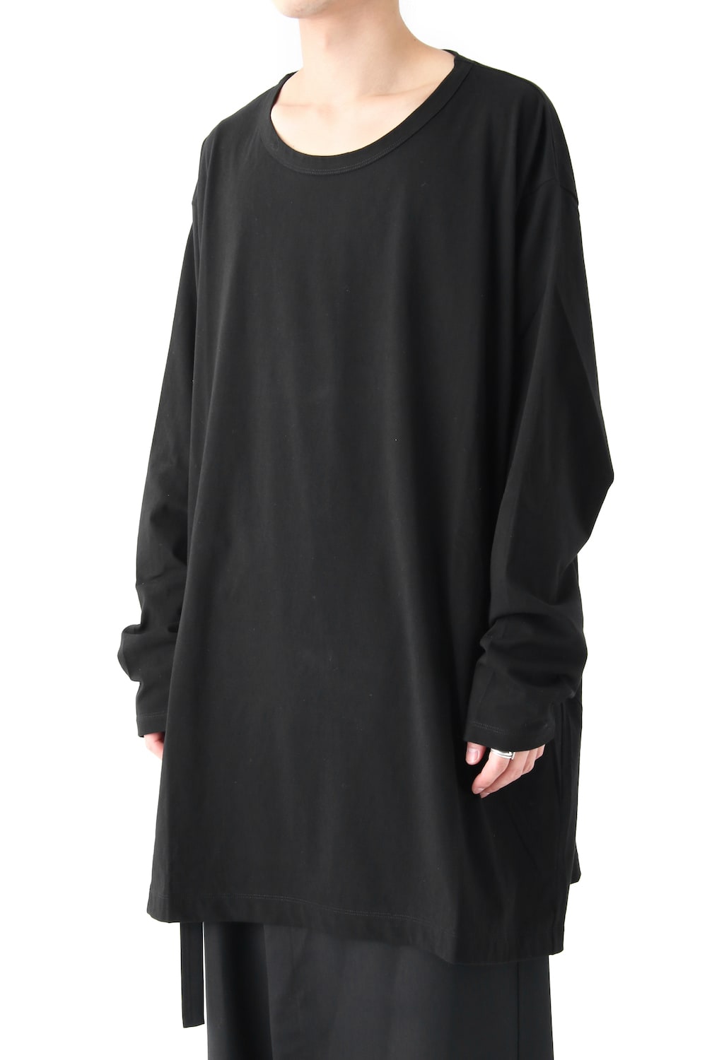 Jumbo Long Sleeve 30/C Tight Tension Jersey Black