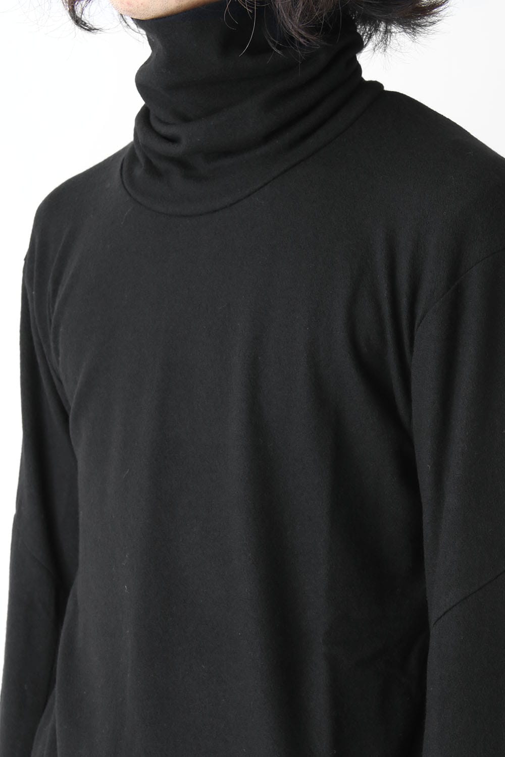 Wool Jersey Turtle neck T