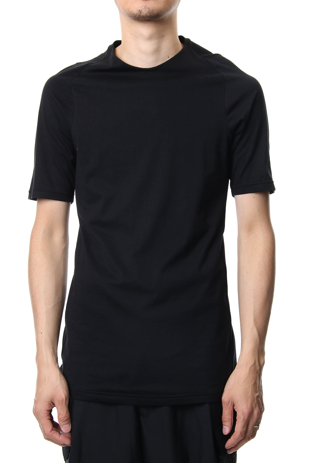 Short sleeve Indian cotton jersey ( SUVIN ) - Black