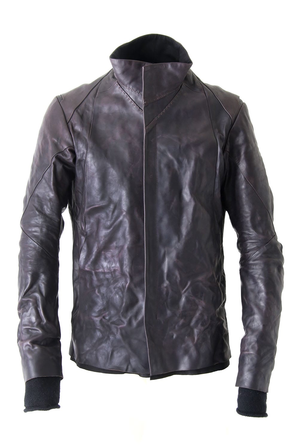 FASCINATE 10th Anniversary High Neck Jacket Guidi Calf Leather