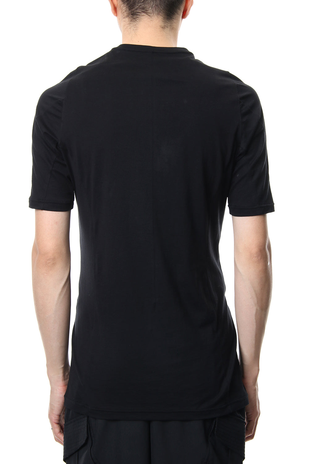 Short sleeve Indian cotton jersey ( SUVIN ) - Black