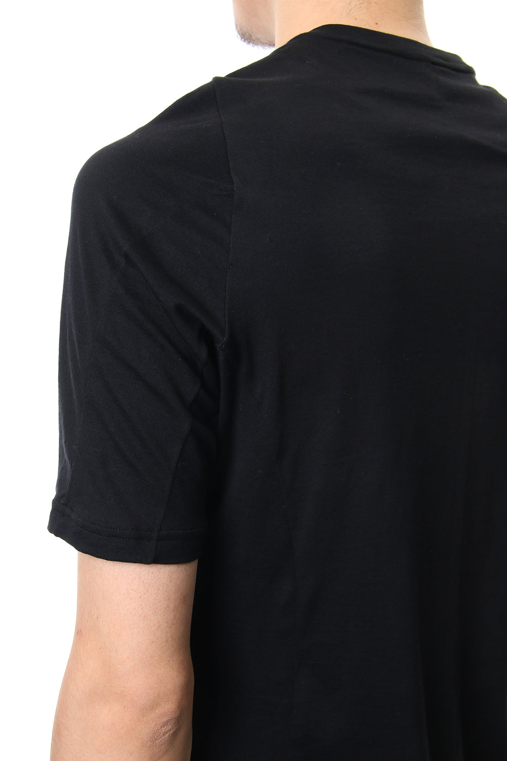 Short sleeve Indian cotton jersey ( SUVIN ) - Black