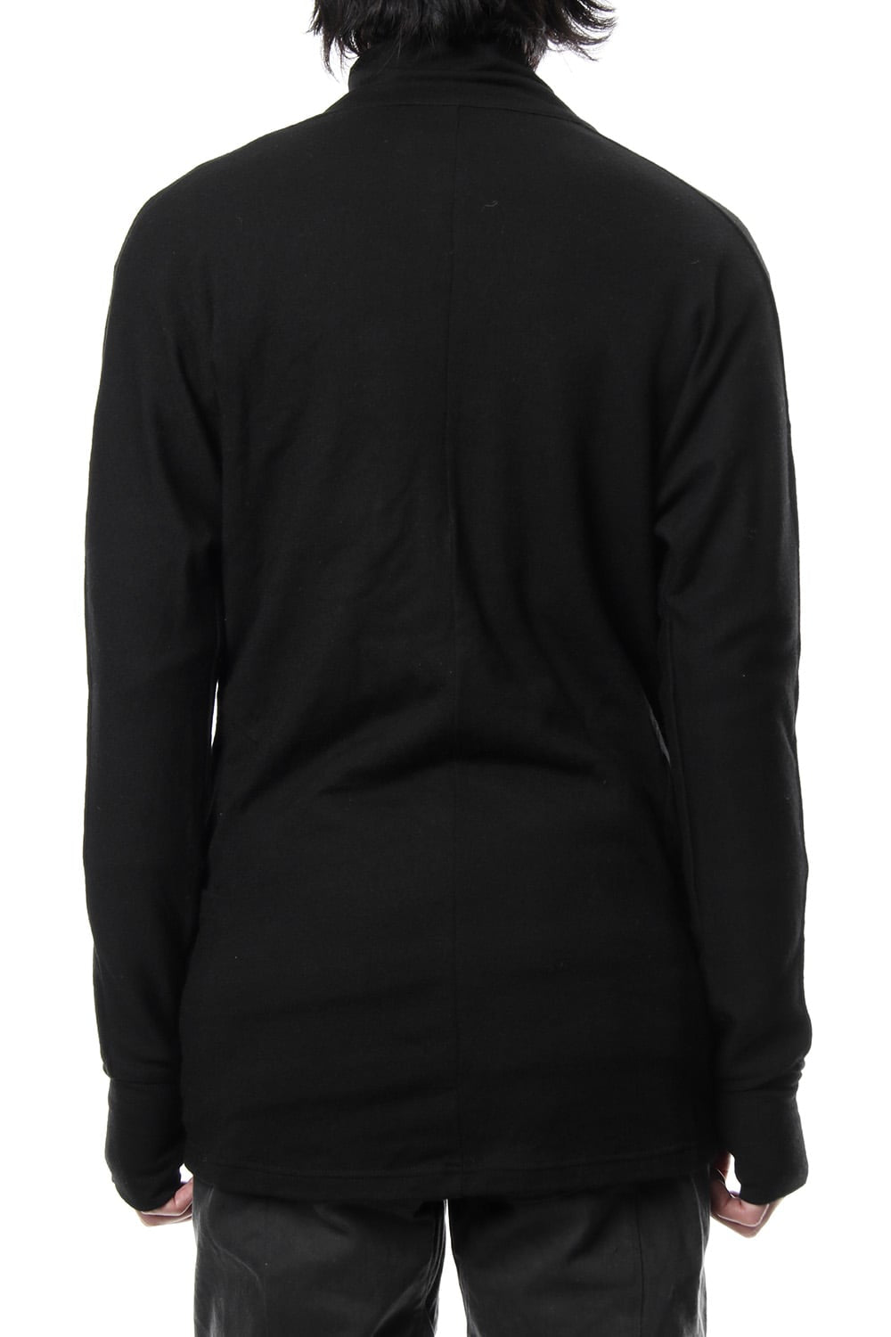 Washable Wool Dolman Sleeve Jersey RB-036 Black