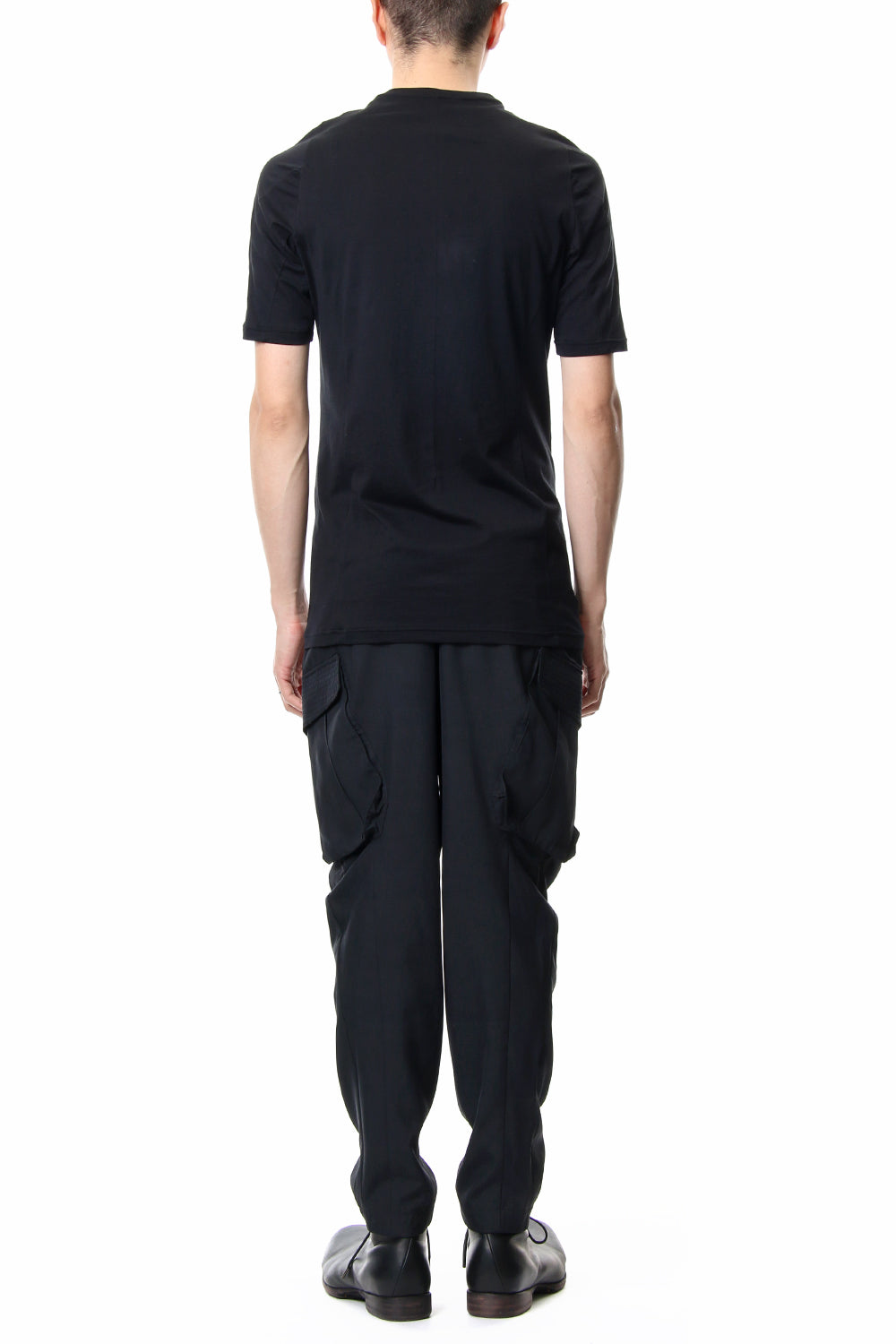 Short sleeve Indian cotton jersey ( SUVIN ) - Black