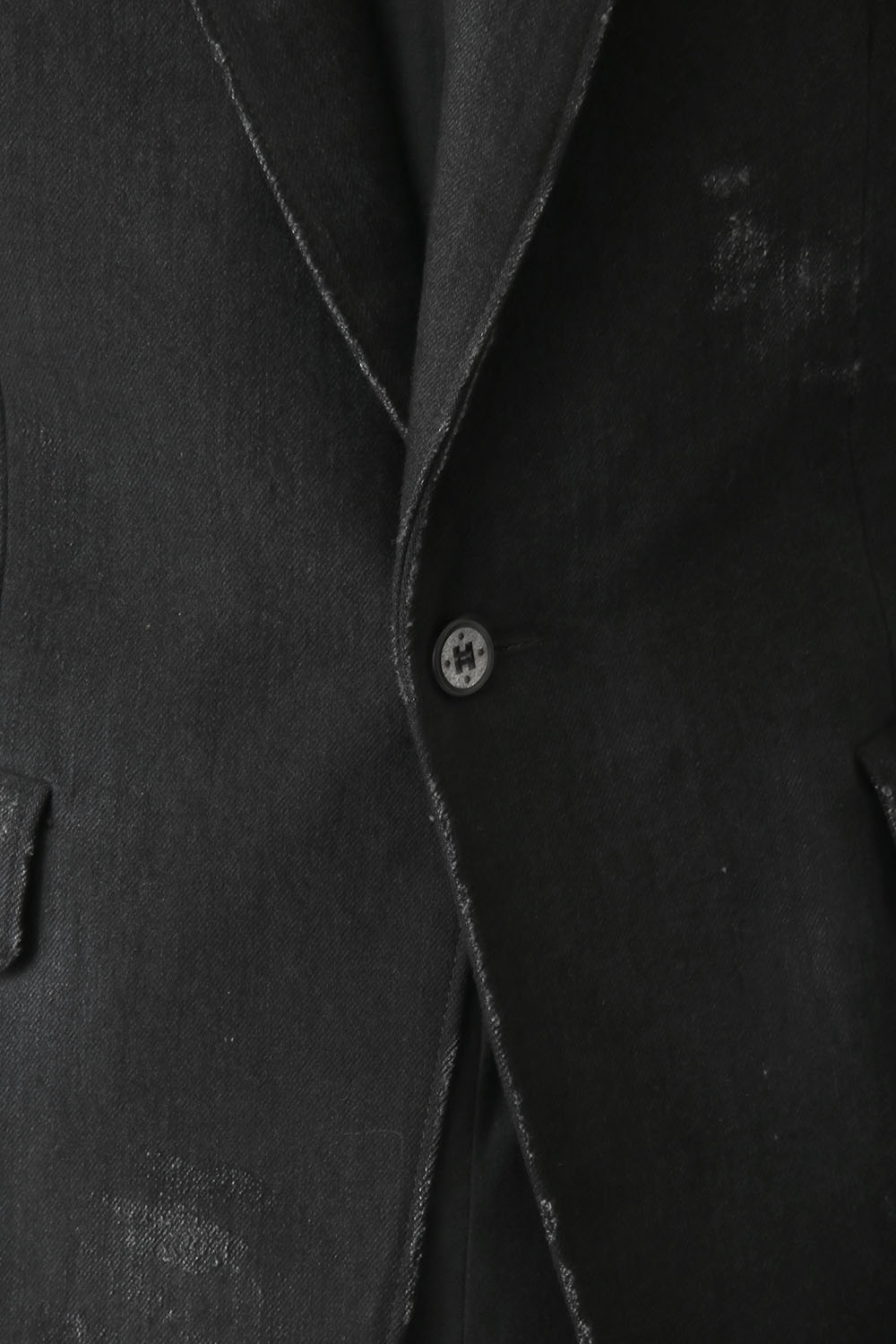 Destroyed Denim Tailored Jacket