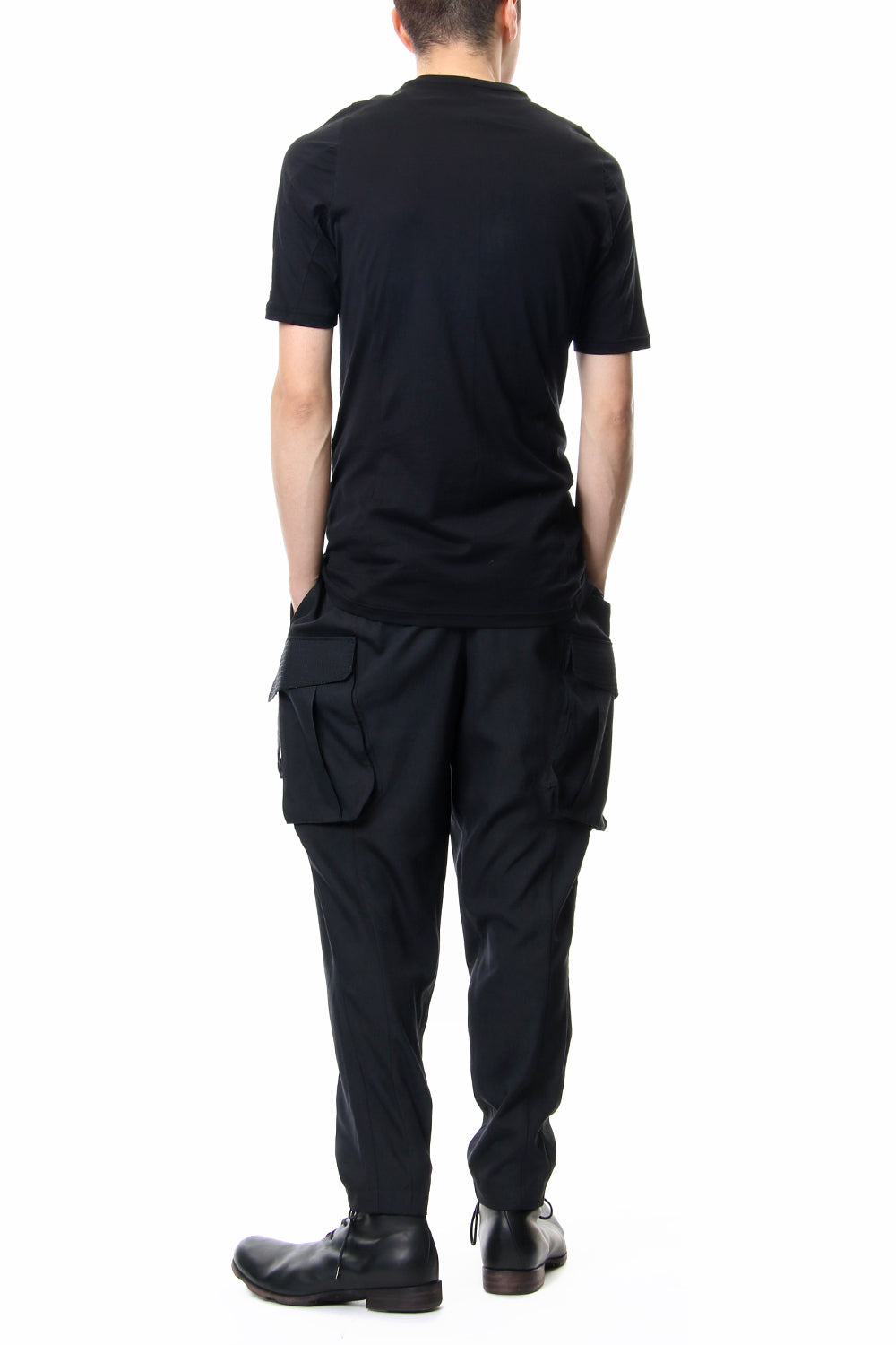 Short sleeve Indian cotton jersey ( SUVIN ) - Black