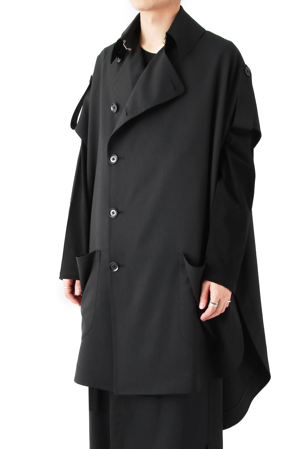 Cape Coat Double Serge