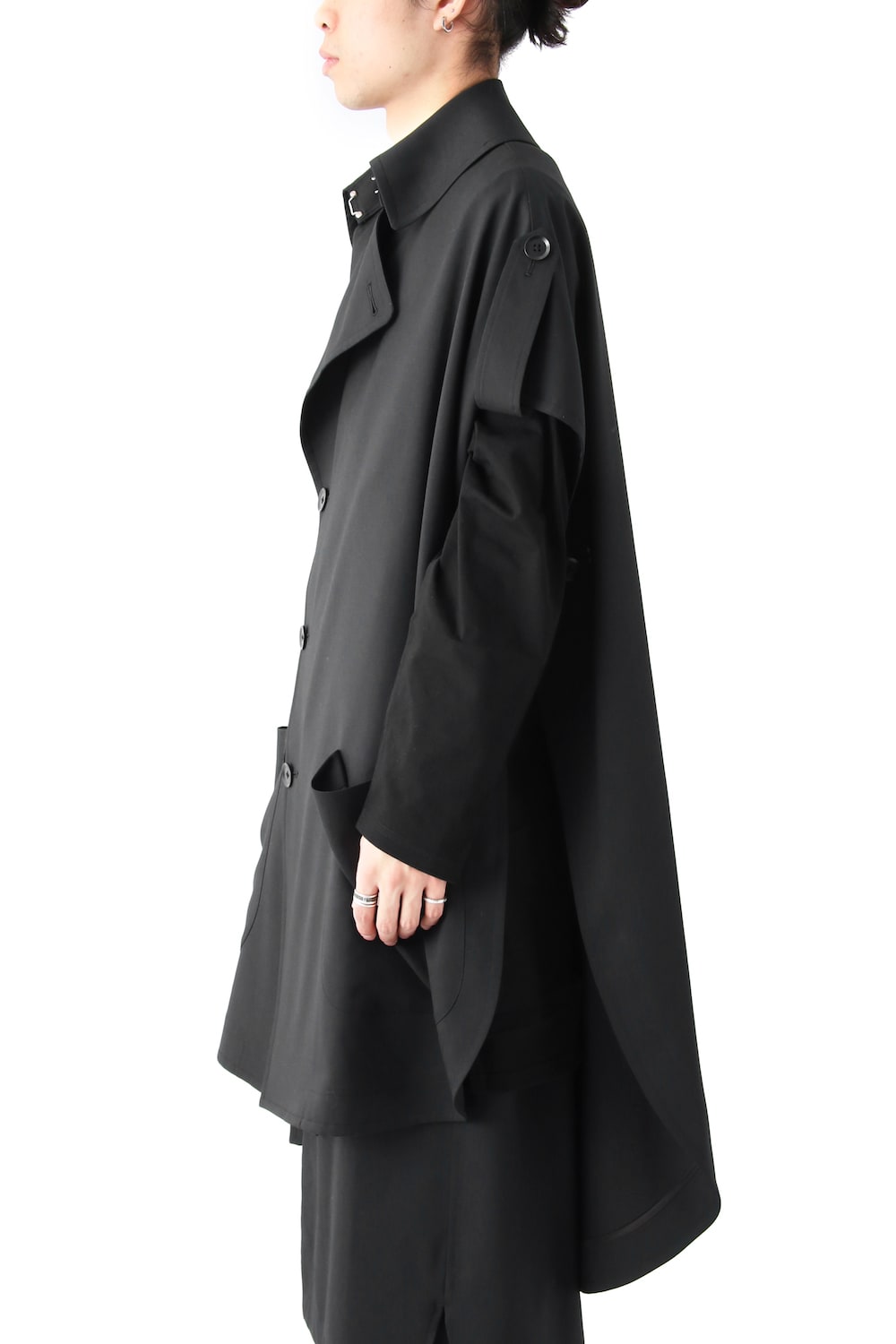 Cape Coat Double Serge