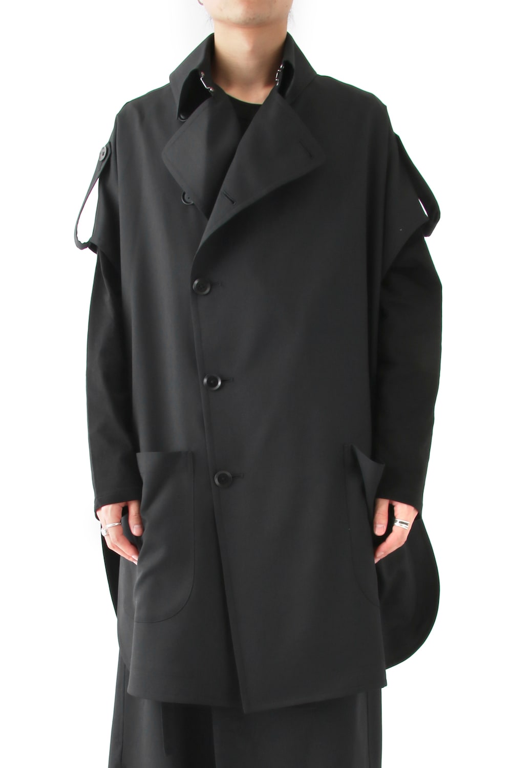 Cape Coat Double Serge