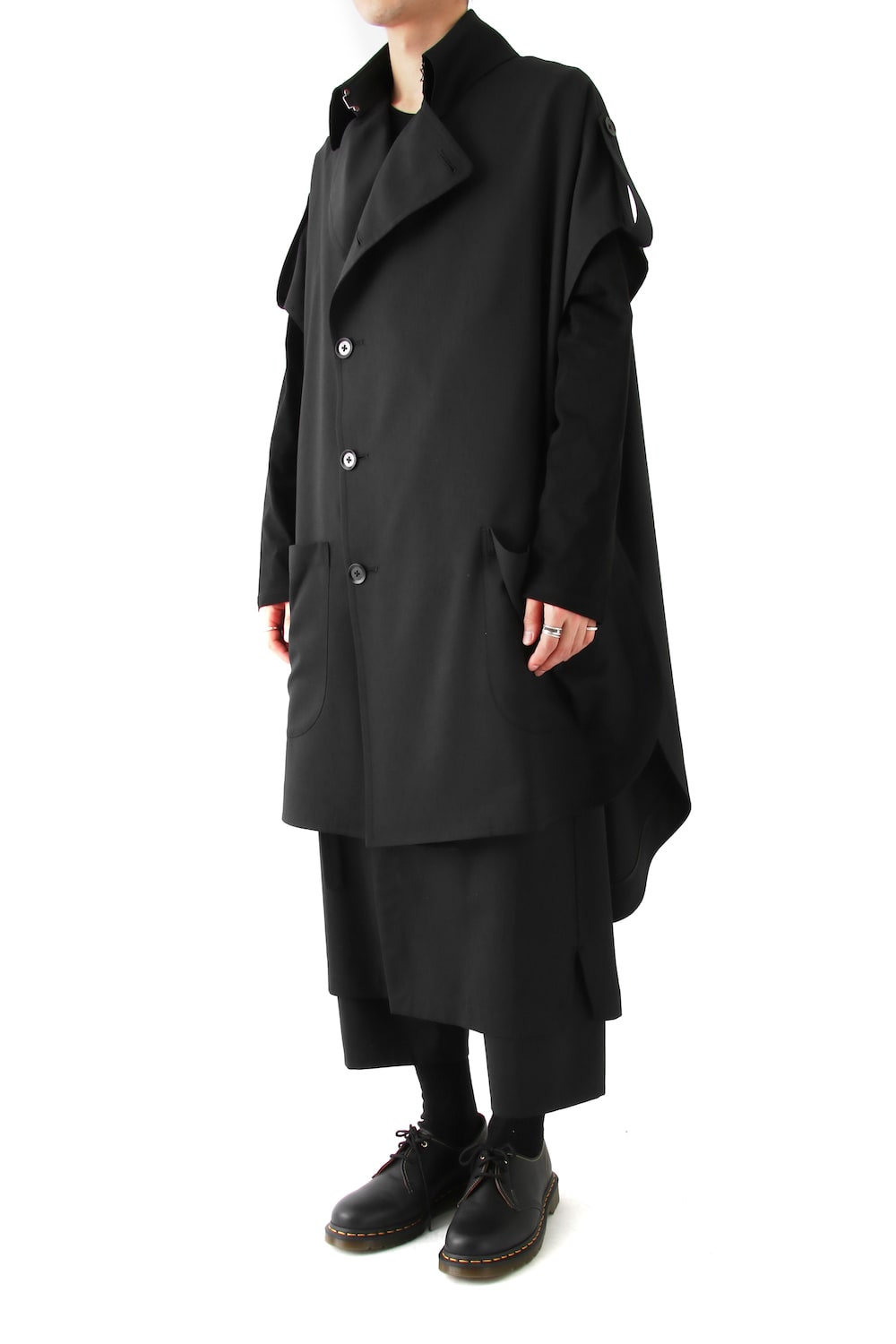 Cape Coat Double Serge