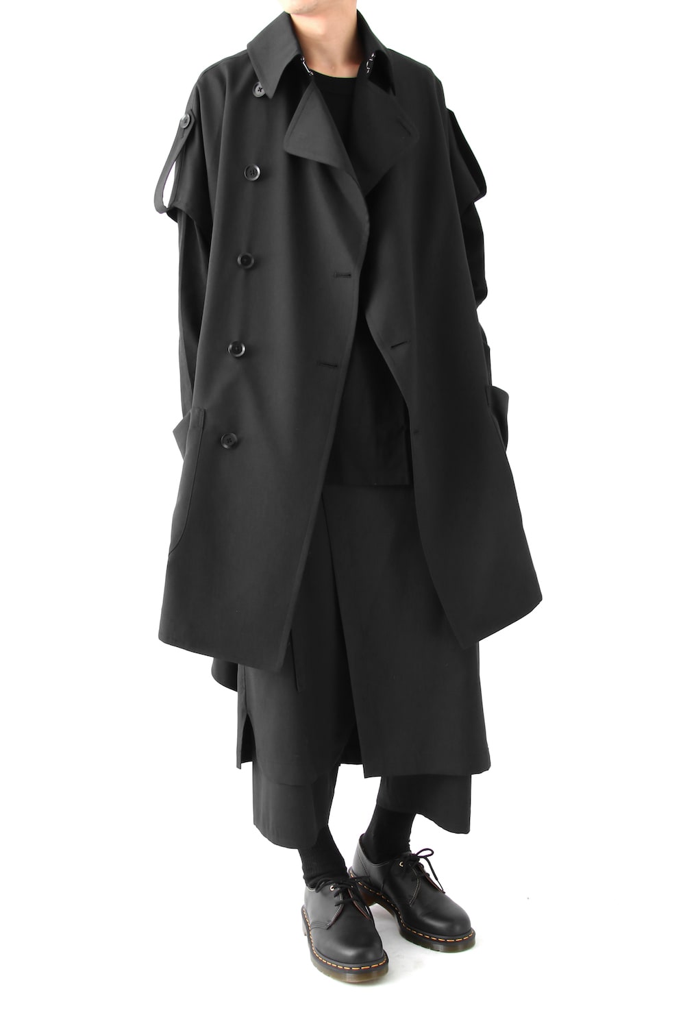 Cape Coat Double Serge