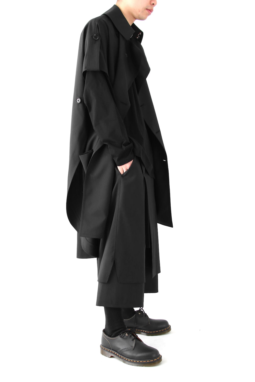 Cape Coat Double Serge