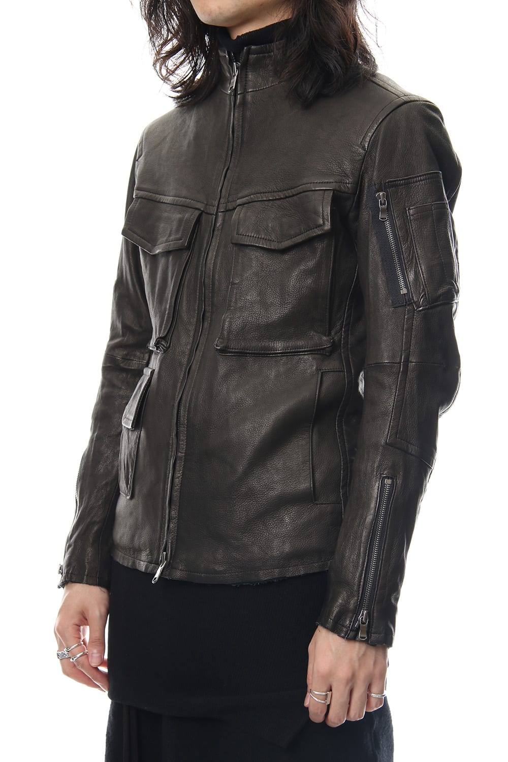 Leather Blouson