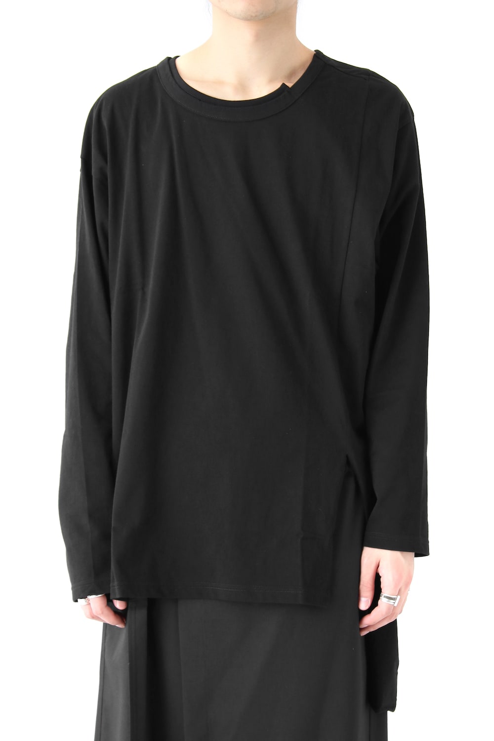 Asymmetric Long Sleeve 30/C Tight Tension Jersey