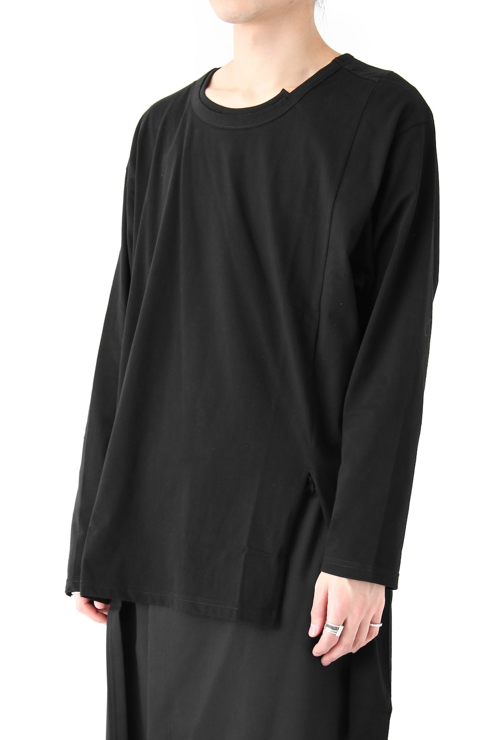 Asymmetric Long Sleeve 30/C Tight Tension Jersey