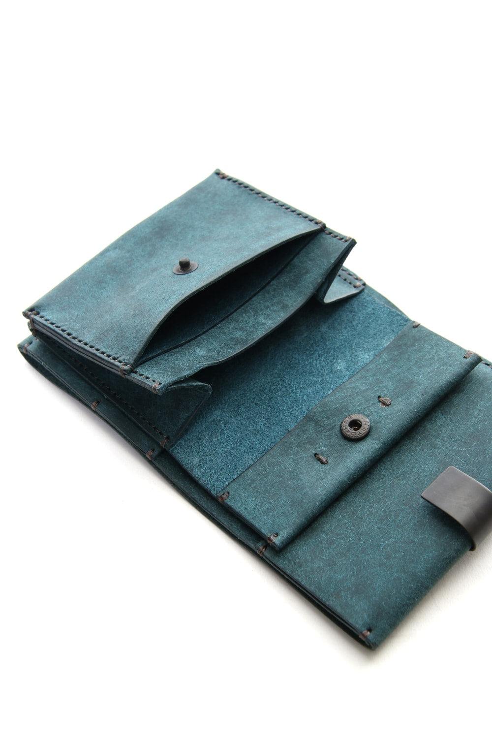 Minimal folded wallet - io-07-014A Petrolio