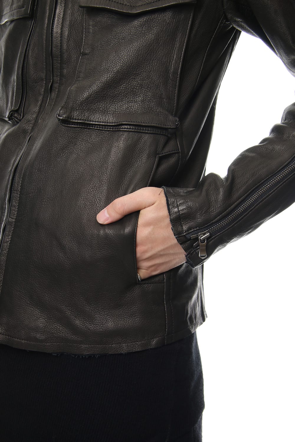 Leather Blouson