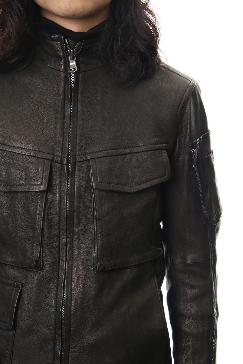Leather Blouson