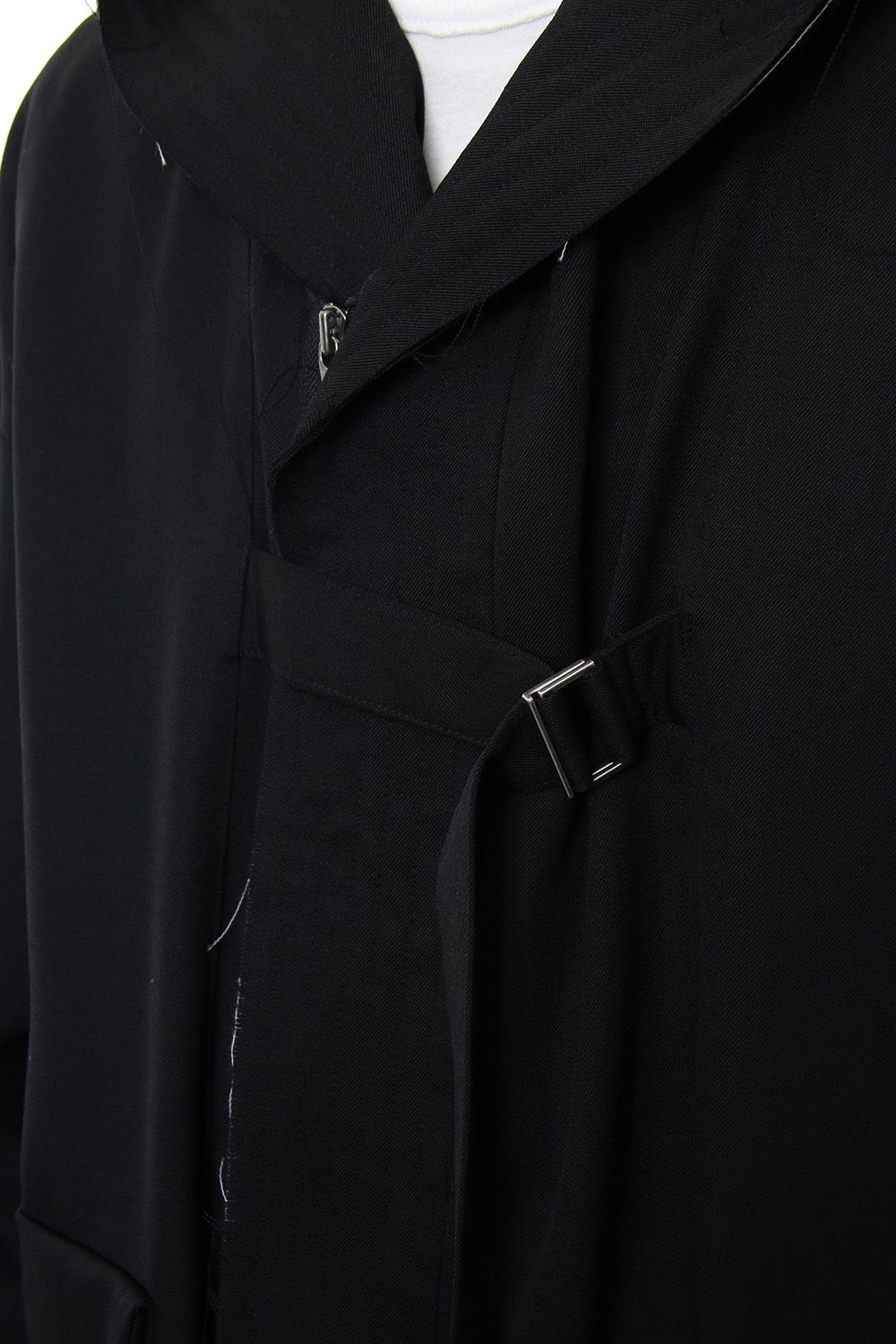 Wool gabardine coat