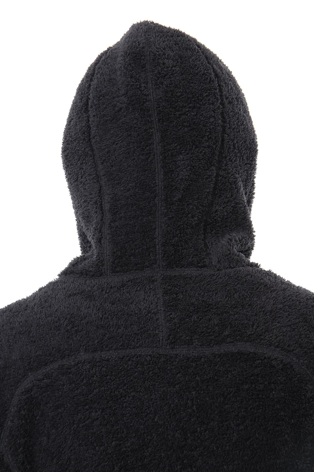 Super Micro Long Boa Hoodie RB-038 Black