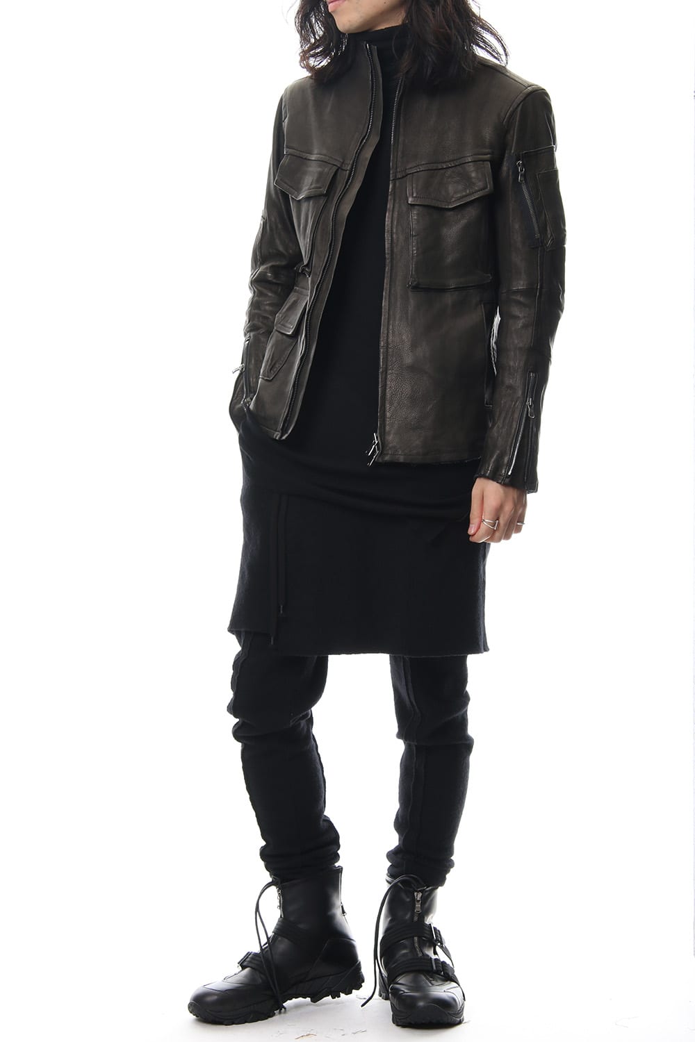 Leather Blouson