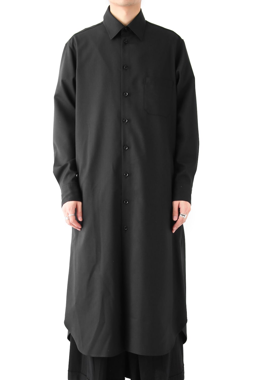 Long Shirt Dress Double Serge