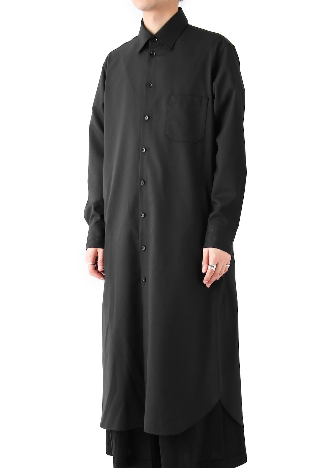 Long Shirt Dress Double Serge