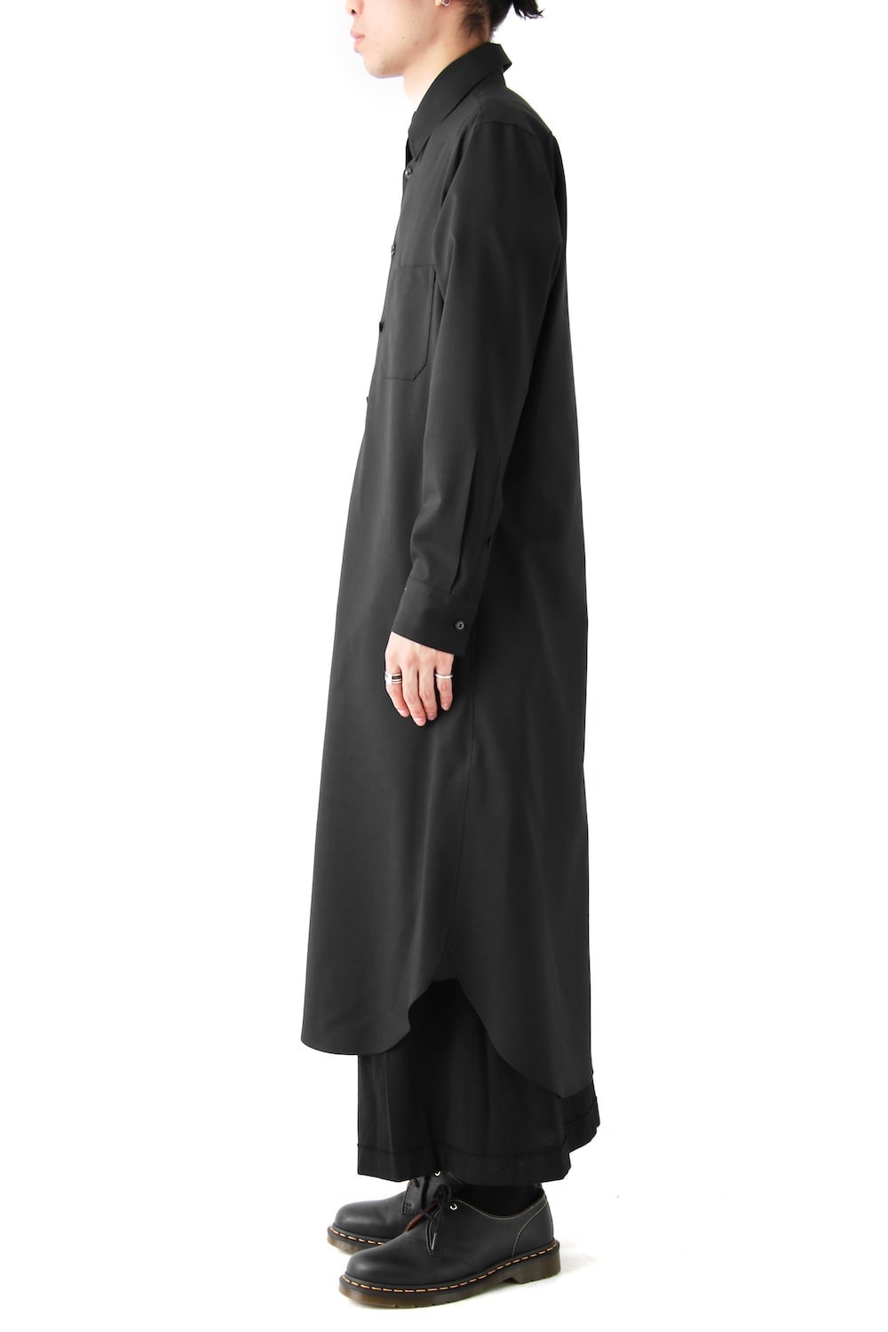 Long Shirt Dress Double Serge