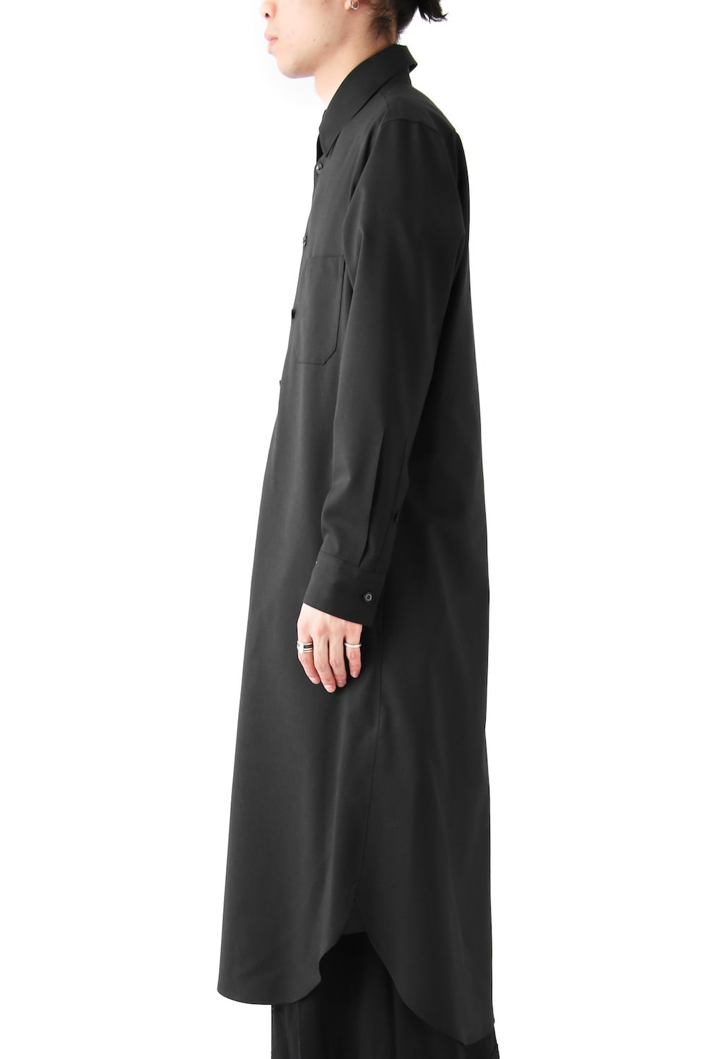 Long Shirt Dress Double Serge