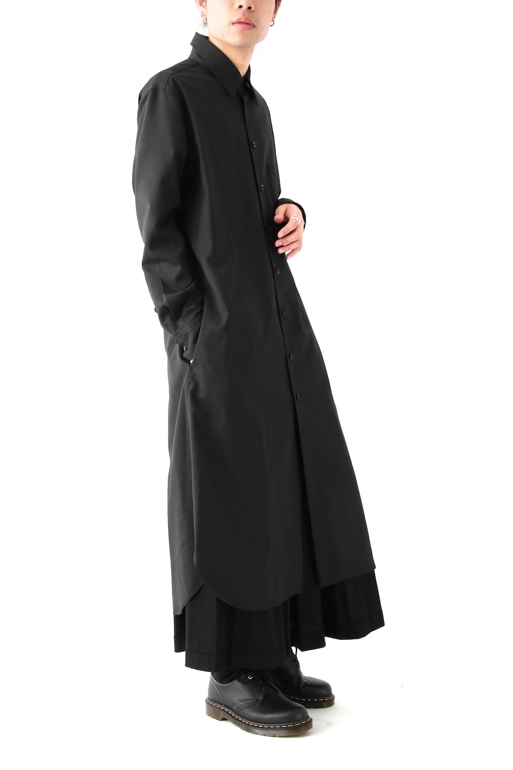 Long Shirt Dress Double Serge