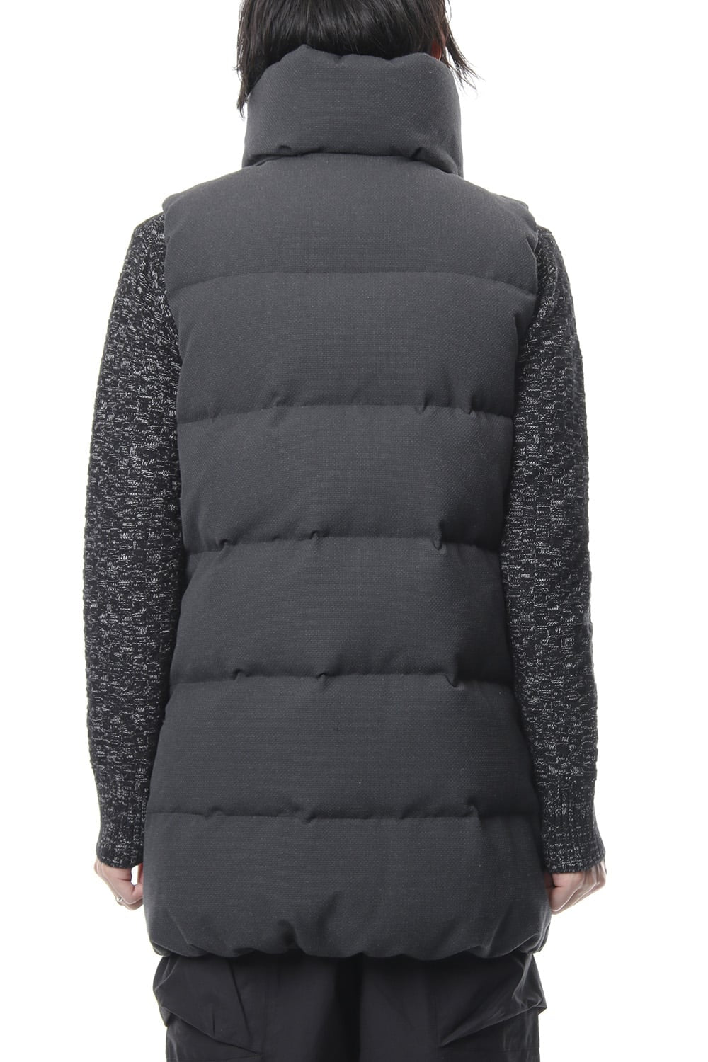 Dobby Pin Head Down Vest RB-027 CB.Black