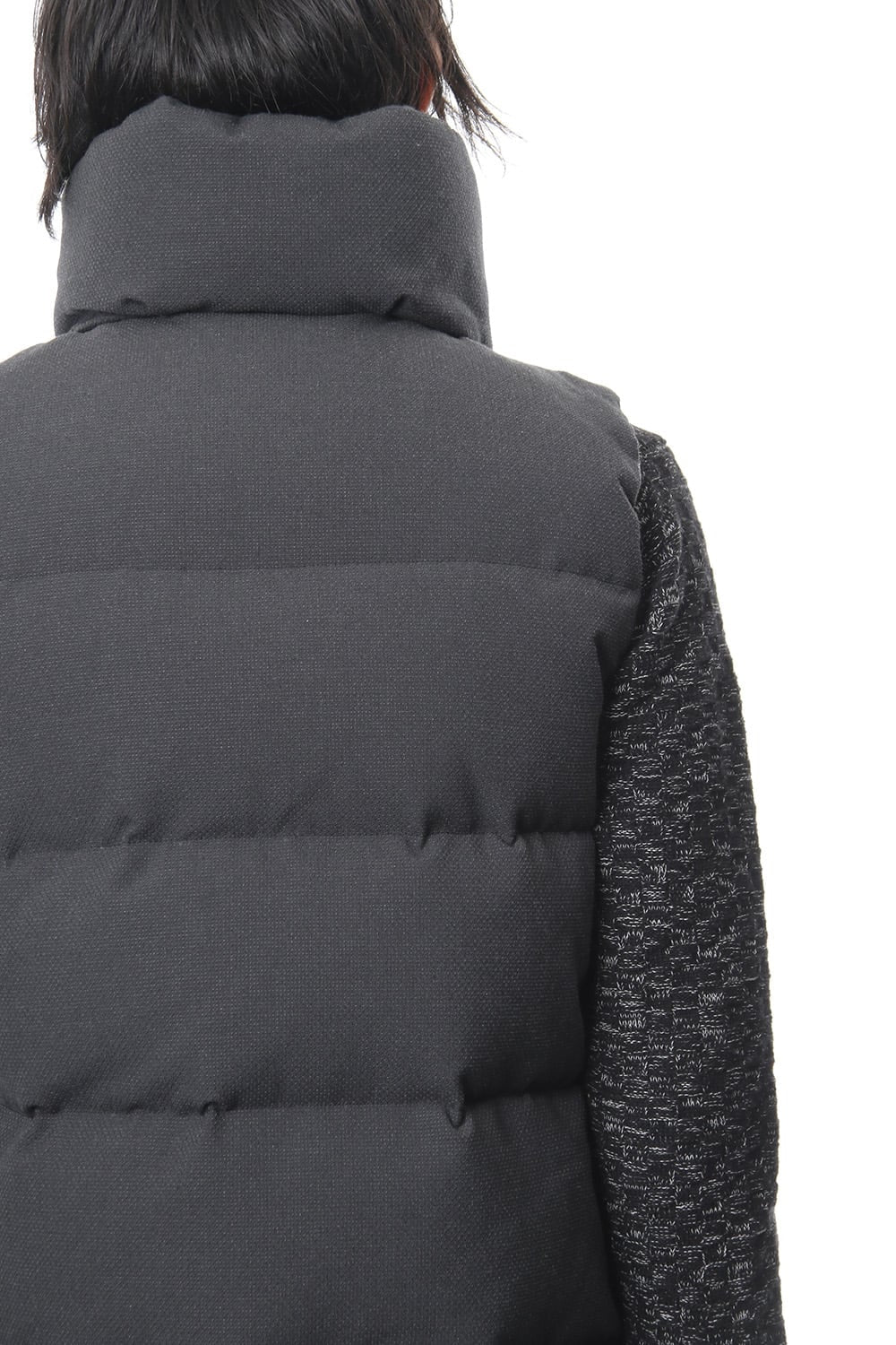 Dobby Pin Head Down Vest RB-027 CB.Black