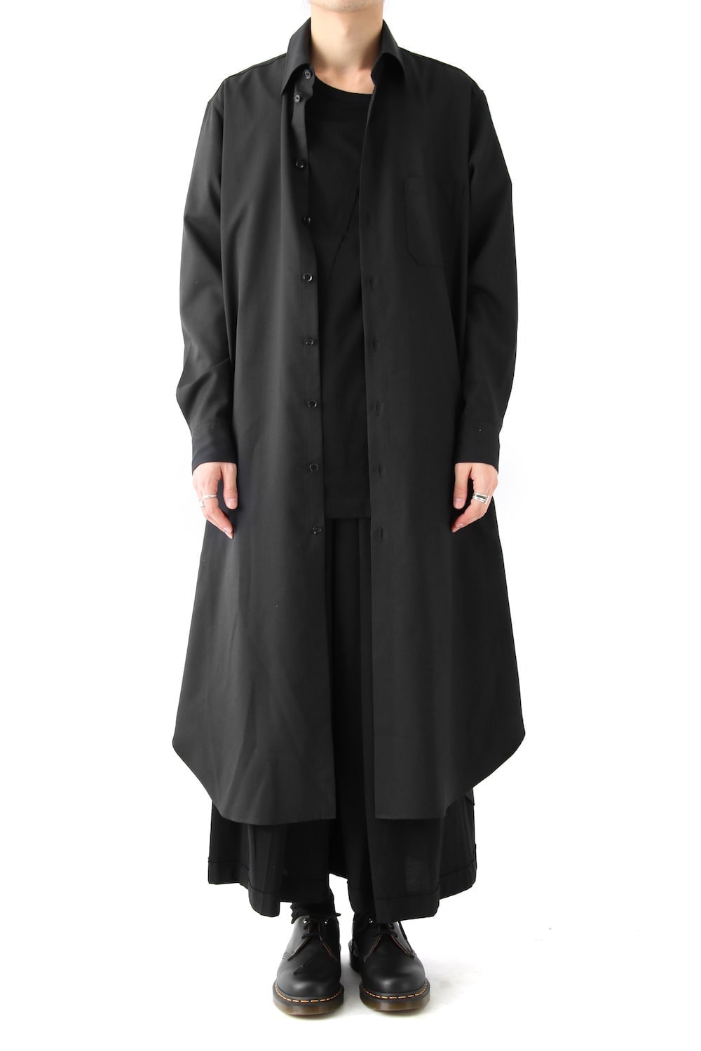 Long Shirt Dress Double Serge